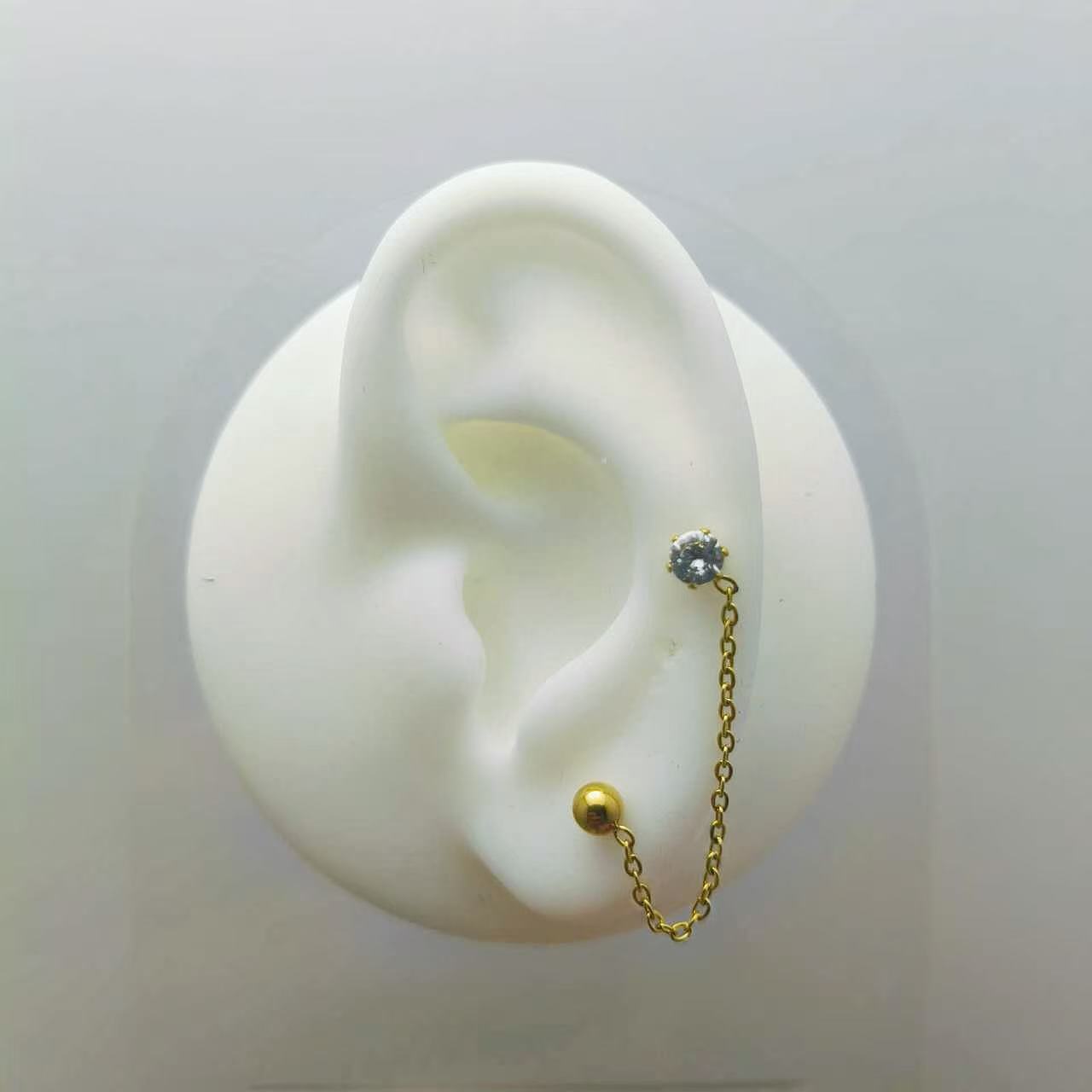 (O179)Orecchino per 2 fori