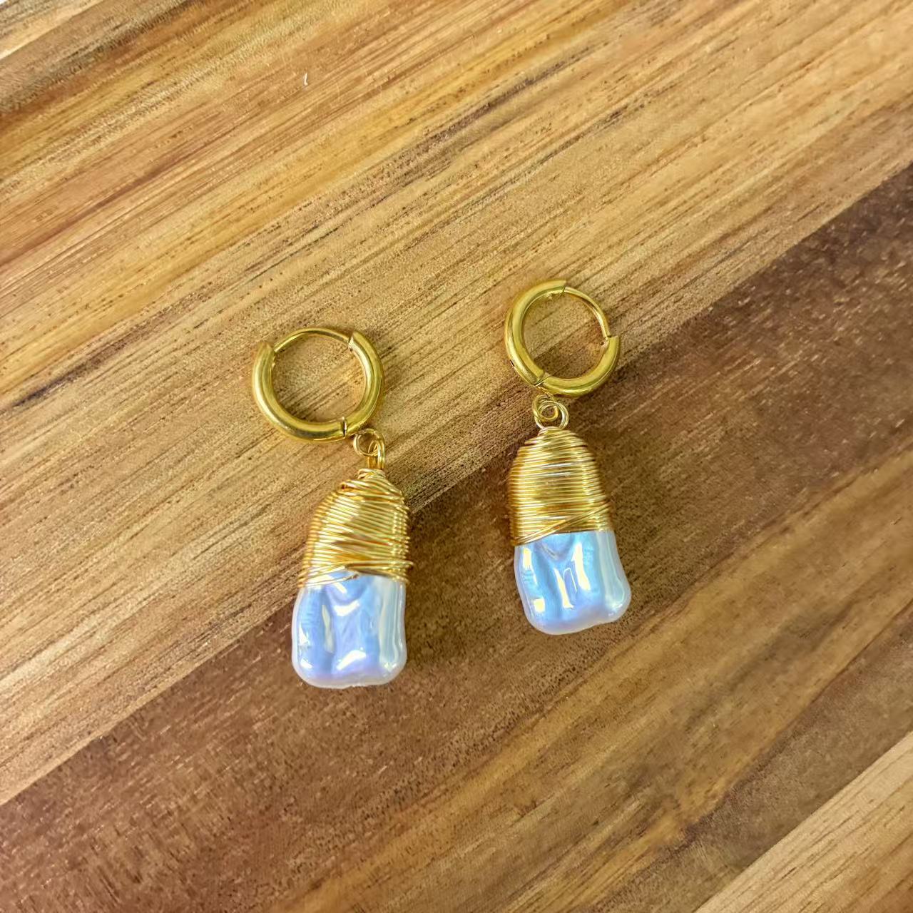 (O075)ORECCHINI DONNA CERCHI IN ACCIAIO INOX