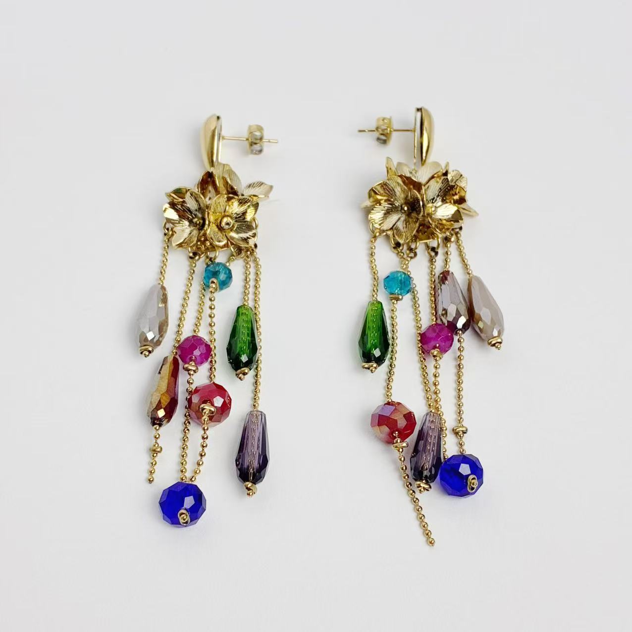 Orecchini Fiori dell’Arcobaleno