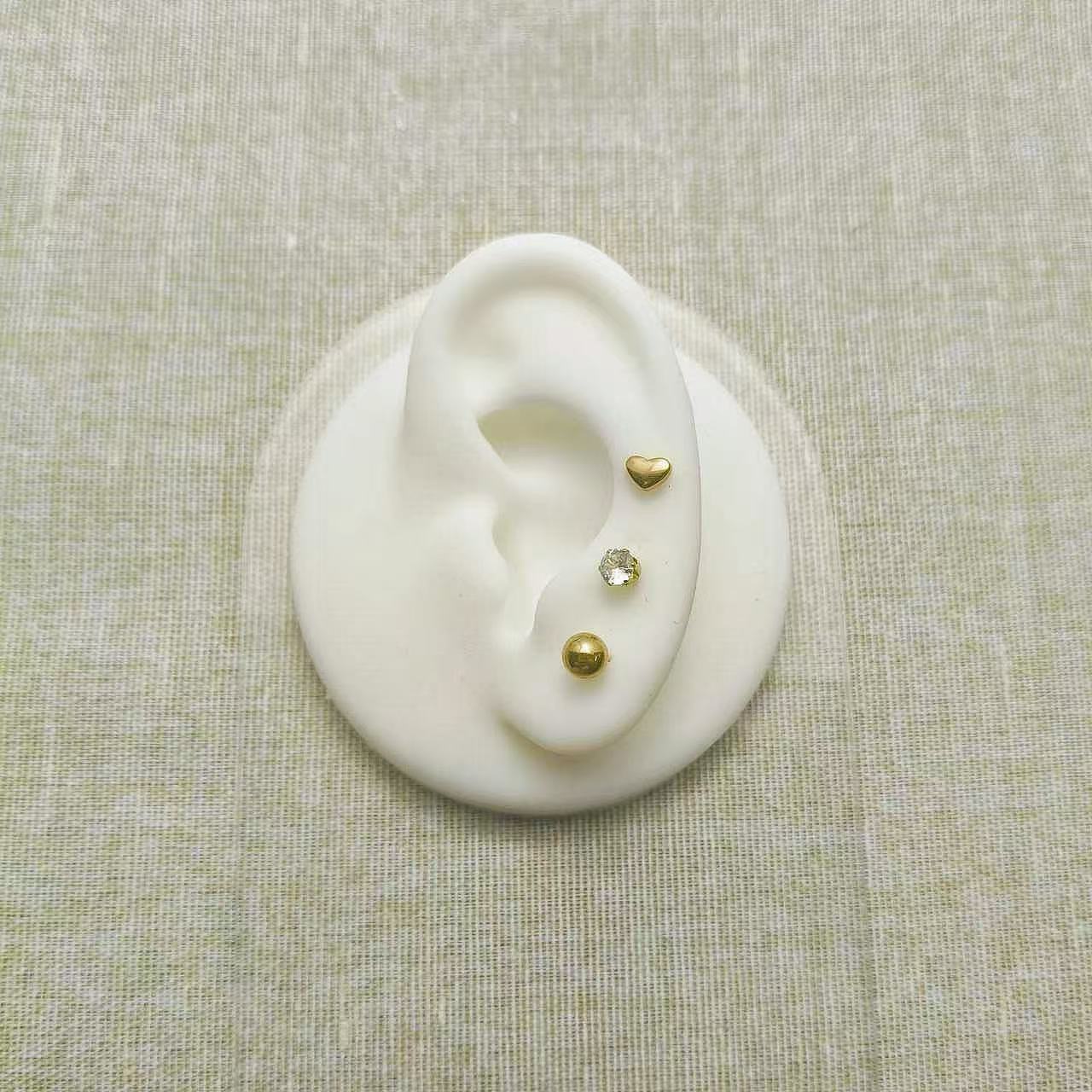 (O175)Set orecchini 3 pezzi