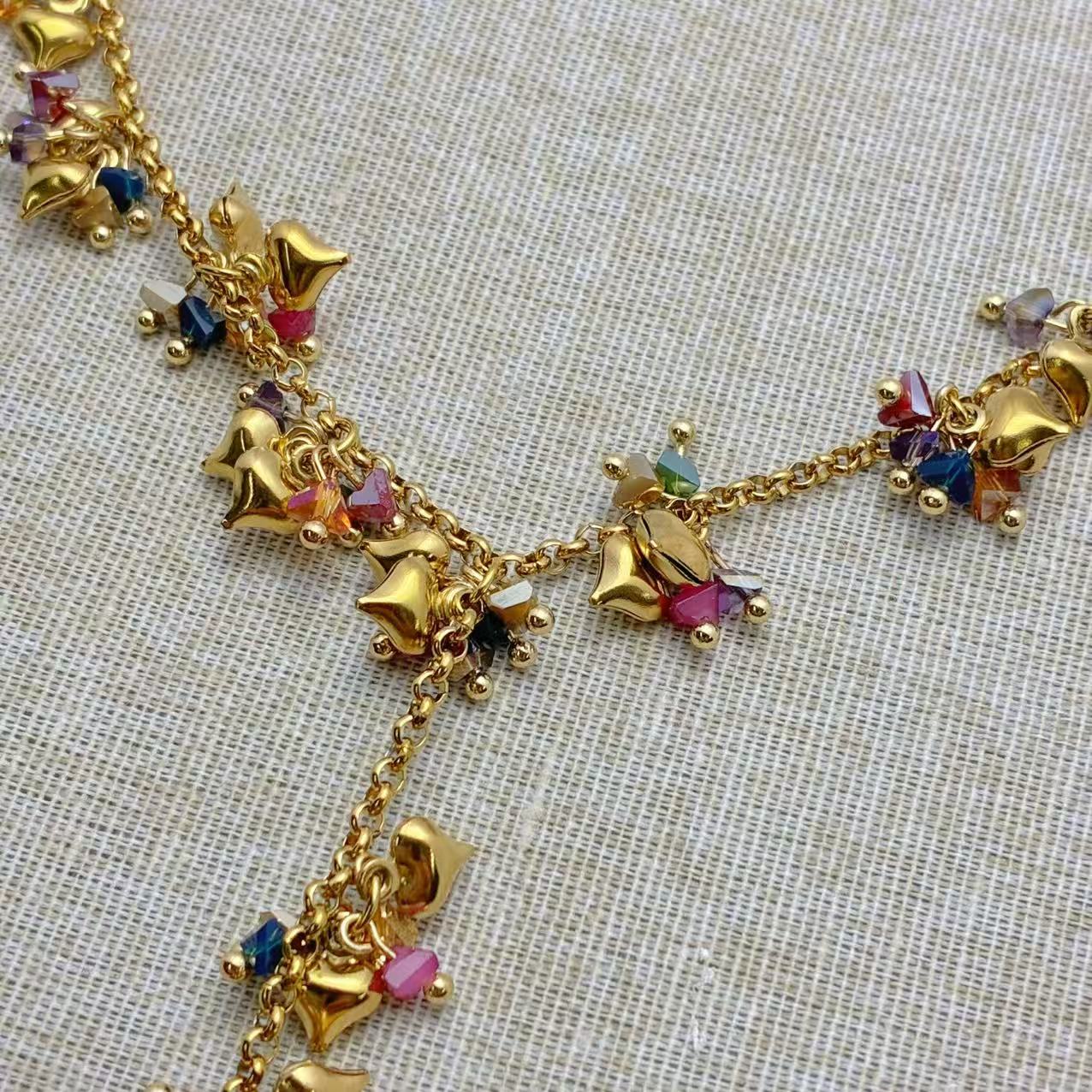(C347)Collana mille cuori