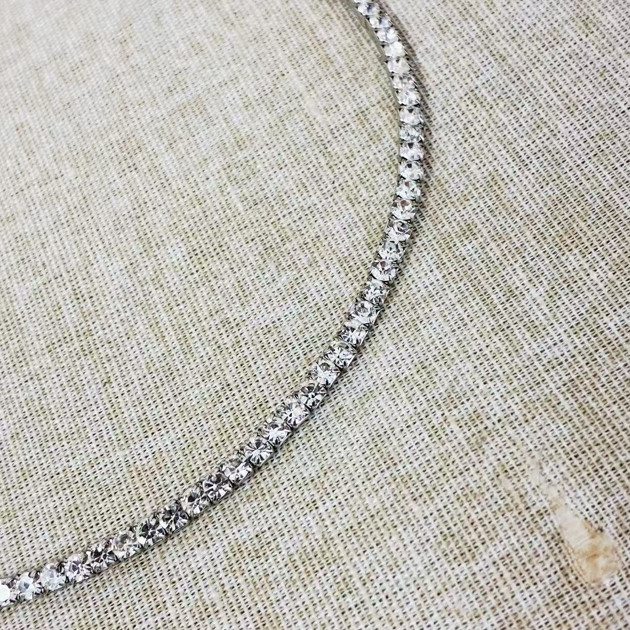 Collana tennis semirigida