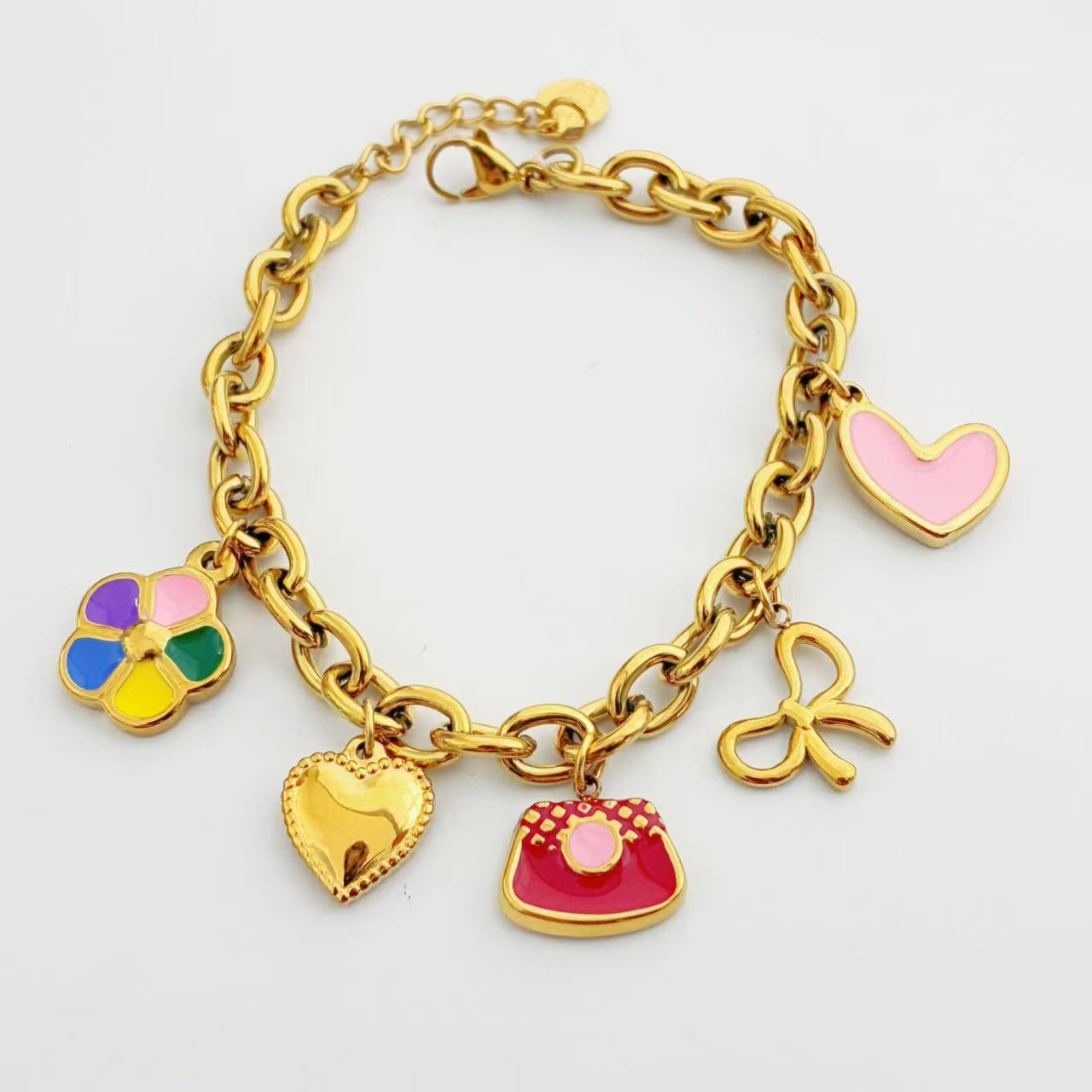 Bracciale Charm Colorato – Stile Gioioso e Vivace