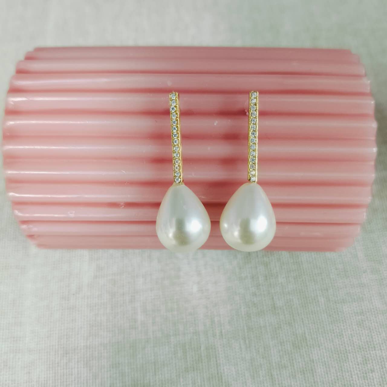 (O193)Orecchini bacchetta goccia