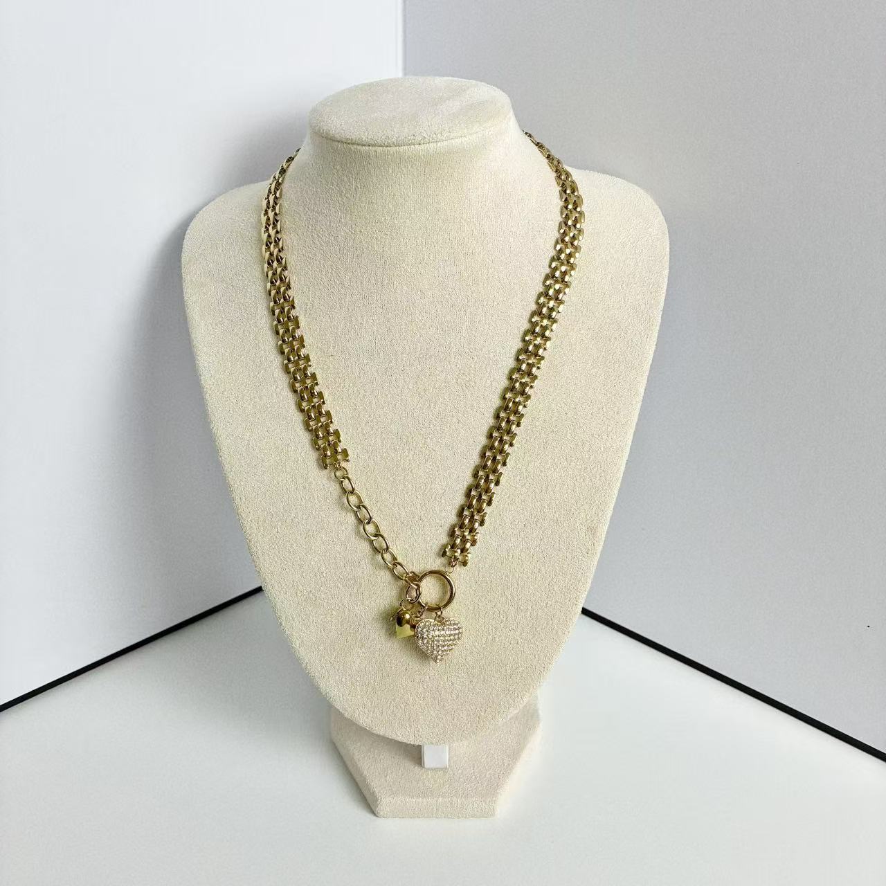 Collana a Catena con Ciondolo Cuore