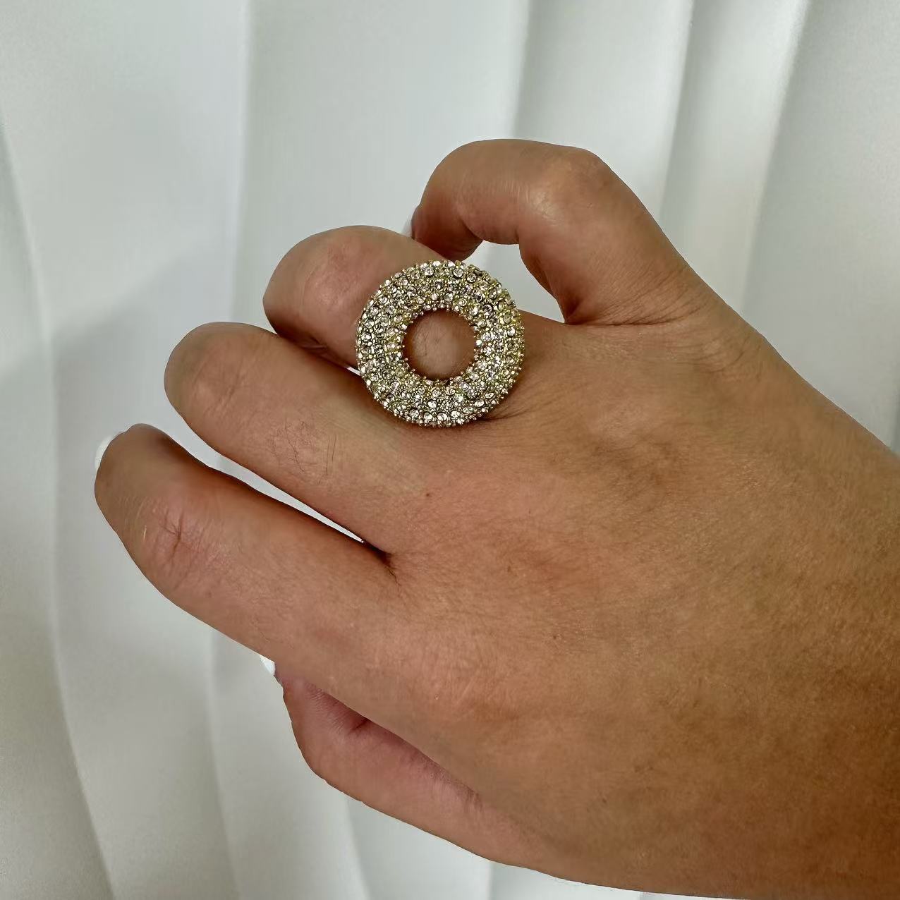 (A065)Anello in acciaio inossidabile regolabile|Stainless steel ring adjustable