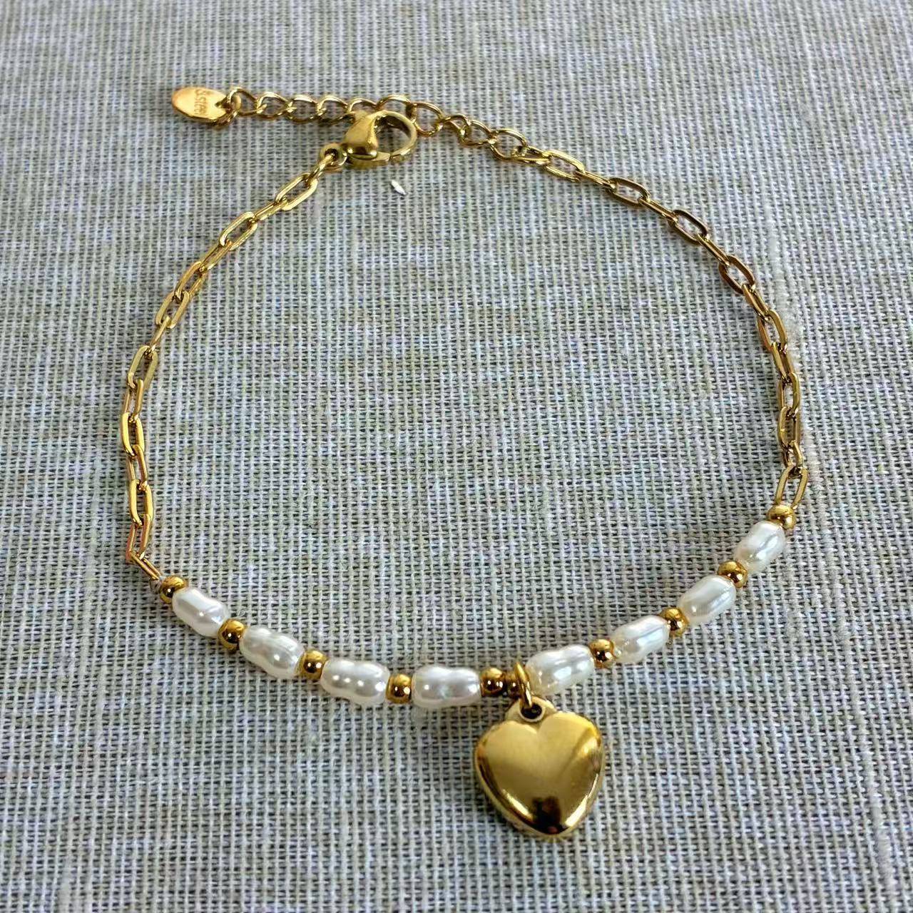 Bracciale “Cuore di Perla” – Eleganza senza tempo