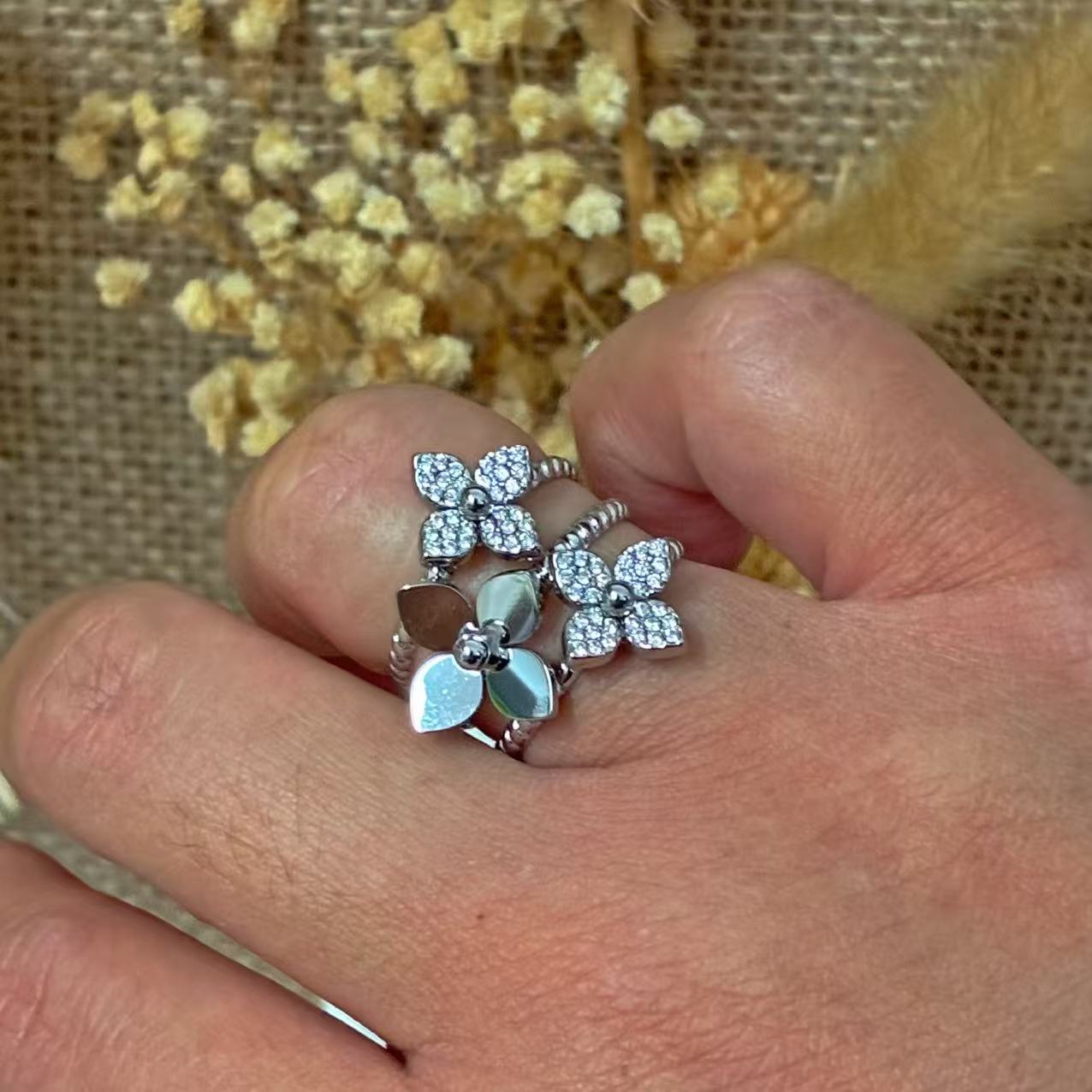 Anello Fiori di Luce