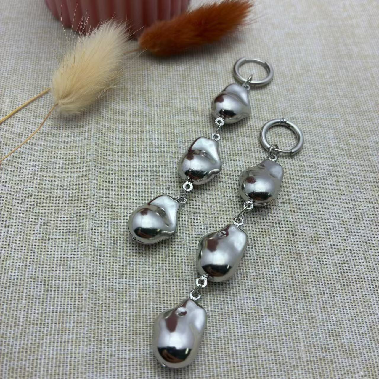 (O235)Orecchini hoop Fave