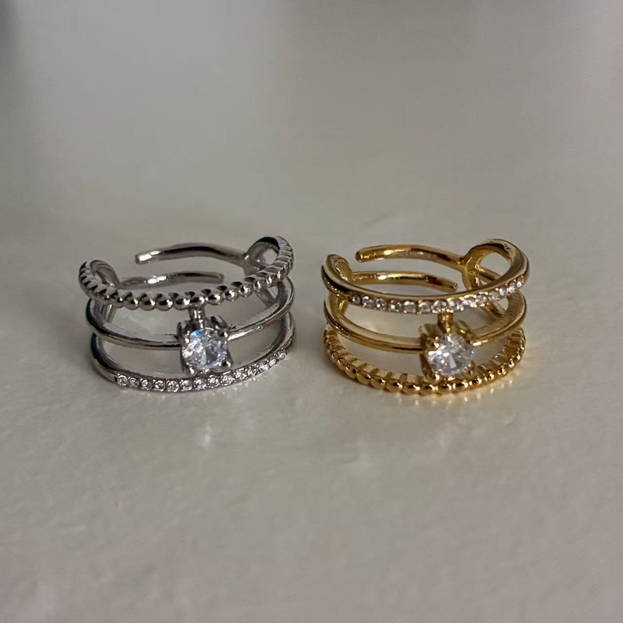Anello Trilogia di Eleganza