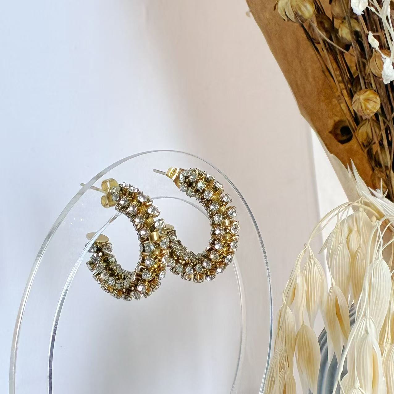 Orecchini “Cerchio di Brillio” – Luce e Raffinatezza