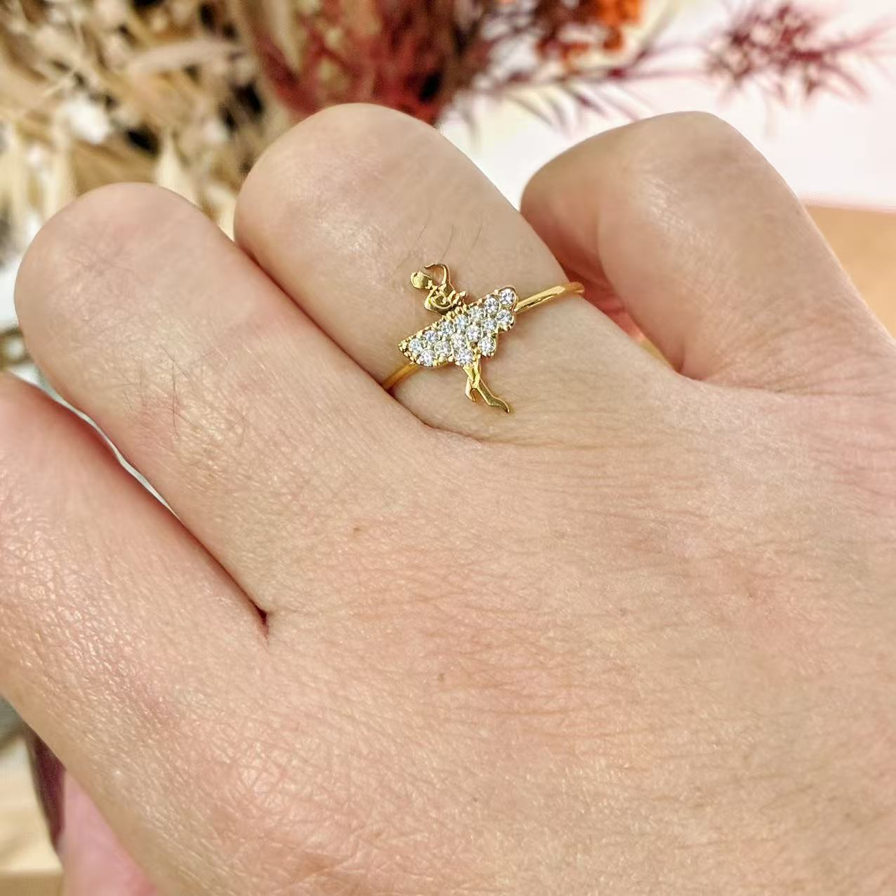 Anello Ballerina Brillante