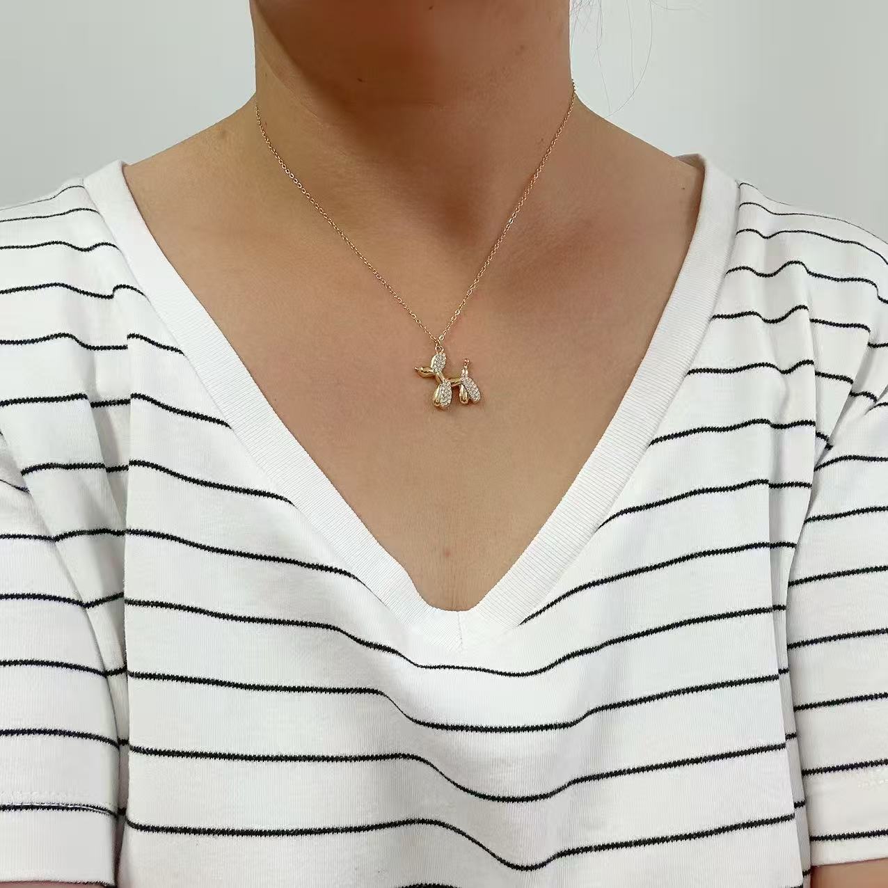 (C301)Collana barboncino chevalier