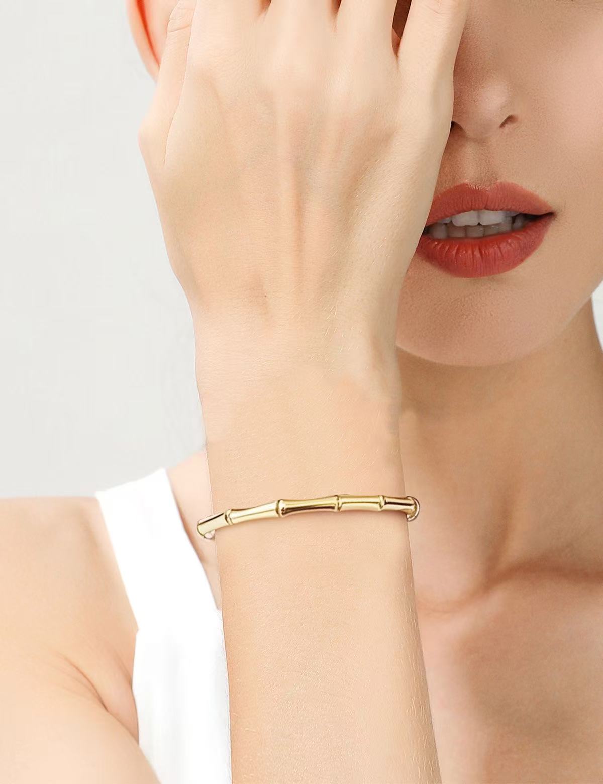 (B186)Bracciale bambù