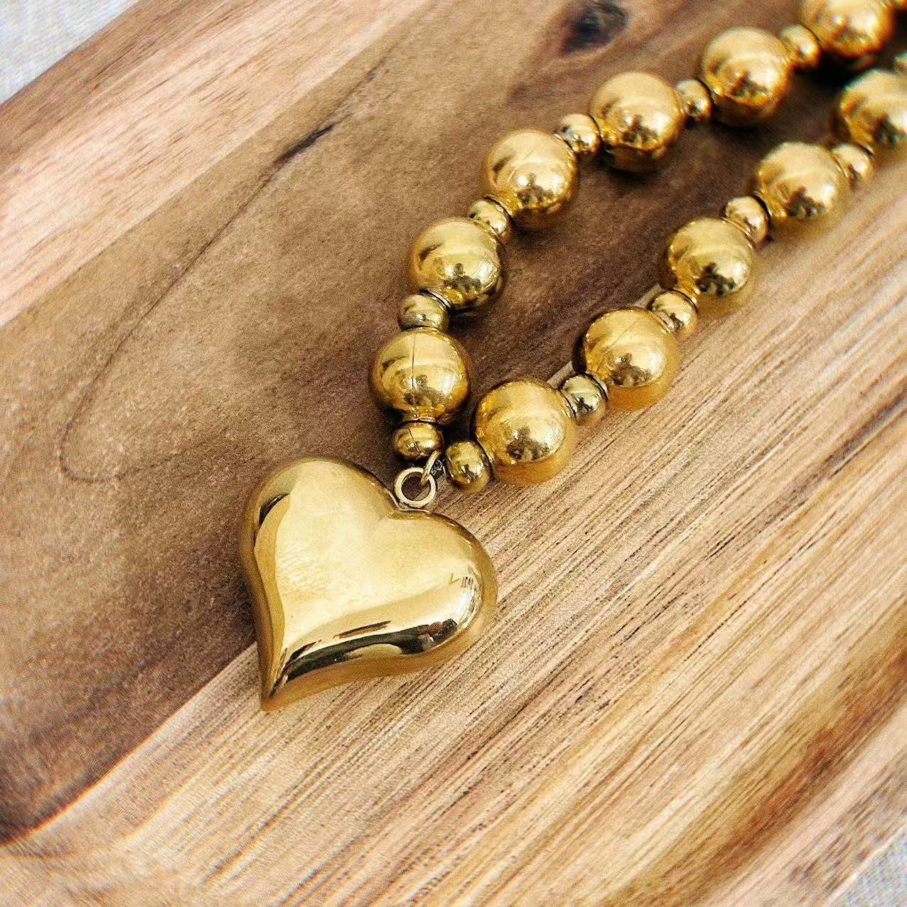 Collana Cuore Bombato