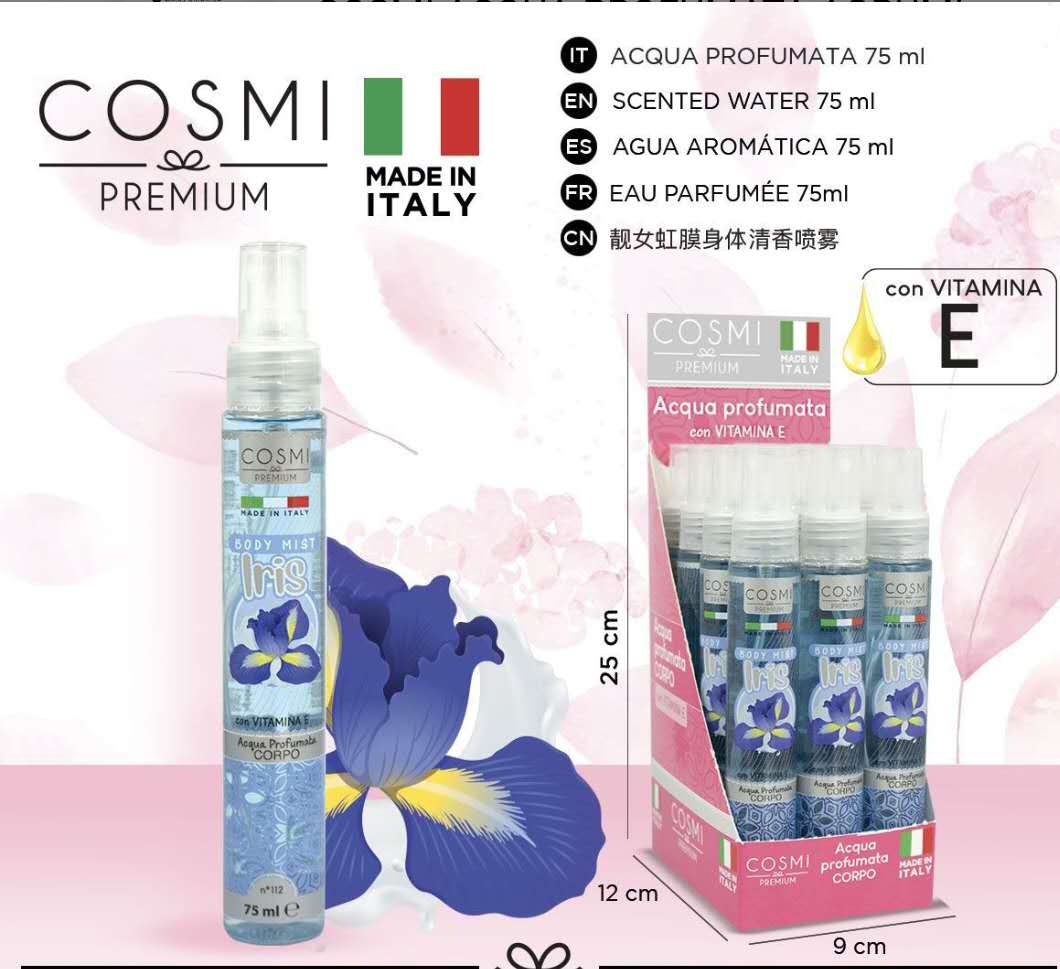 Acqua profumata corpo Iris 75ml