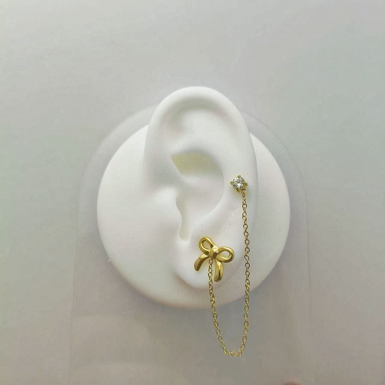 (O178)Orecchino per 2 fori