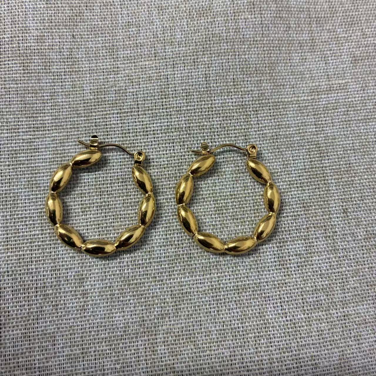 Orecchini a Cerchio Dorati