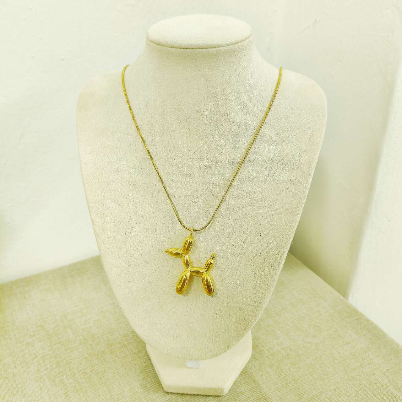 Collana con pendente Balloon Dog