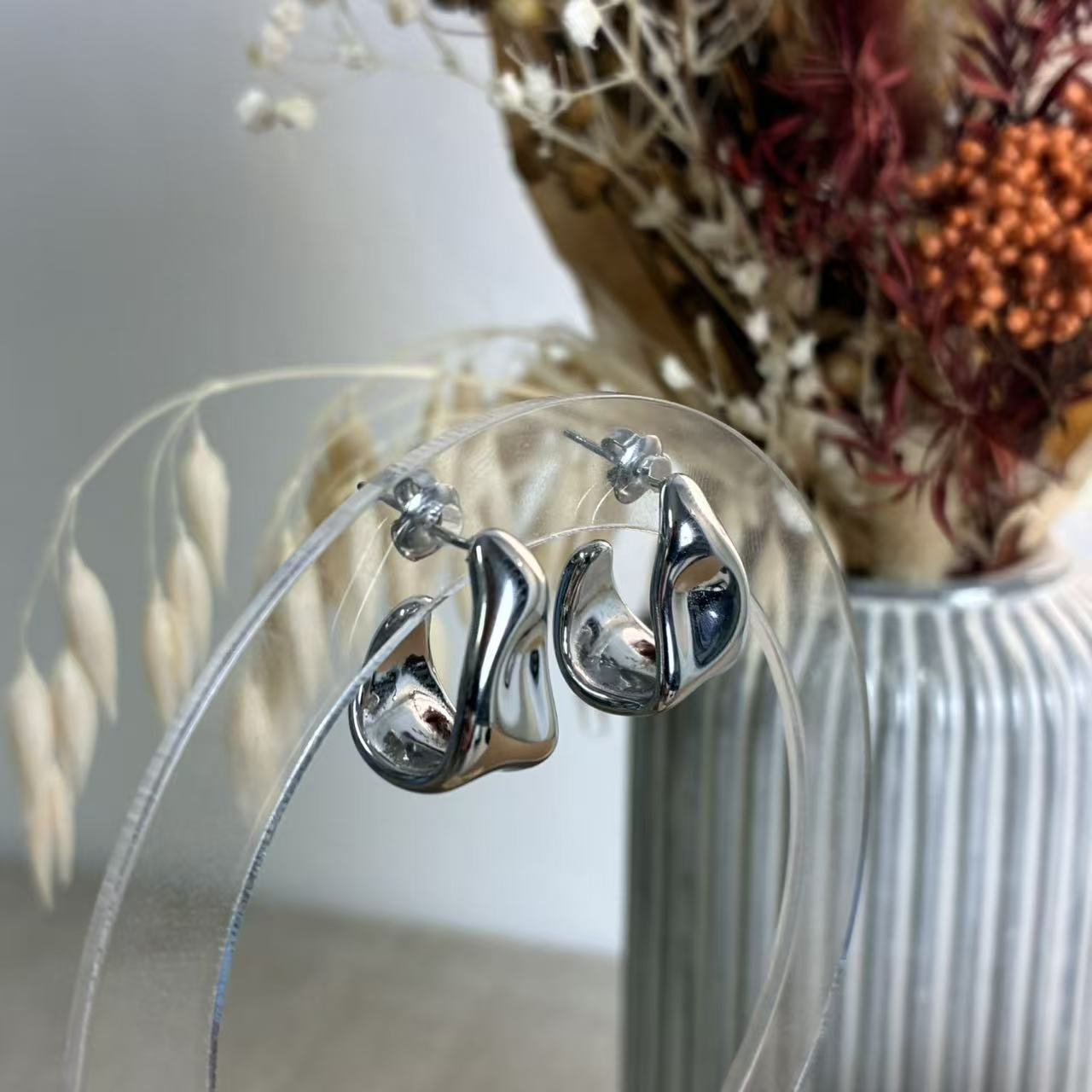 Orecchini Scultura Irregolare – Linea Moderna