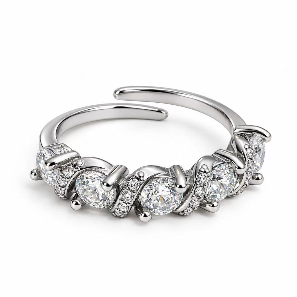 Anello Ghirlanda | in acciaio inox