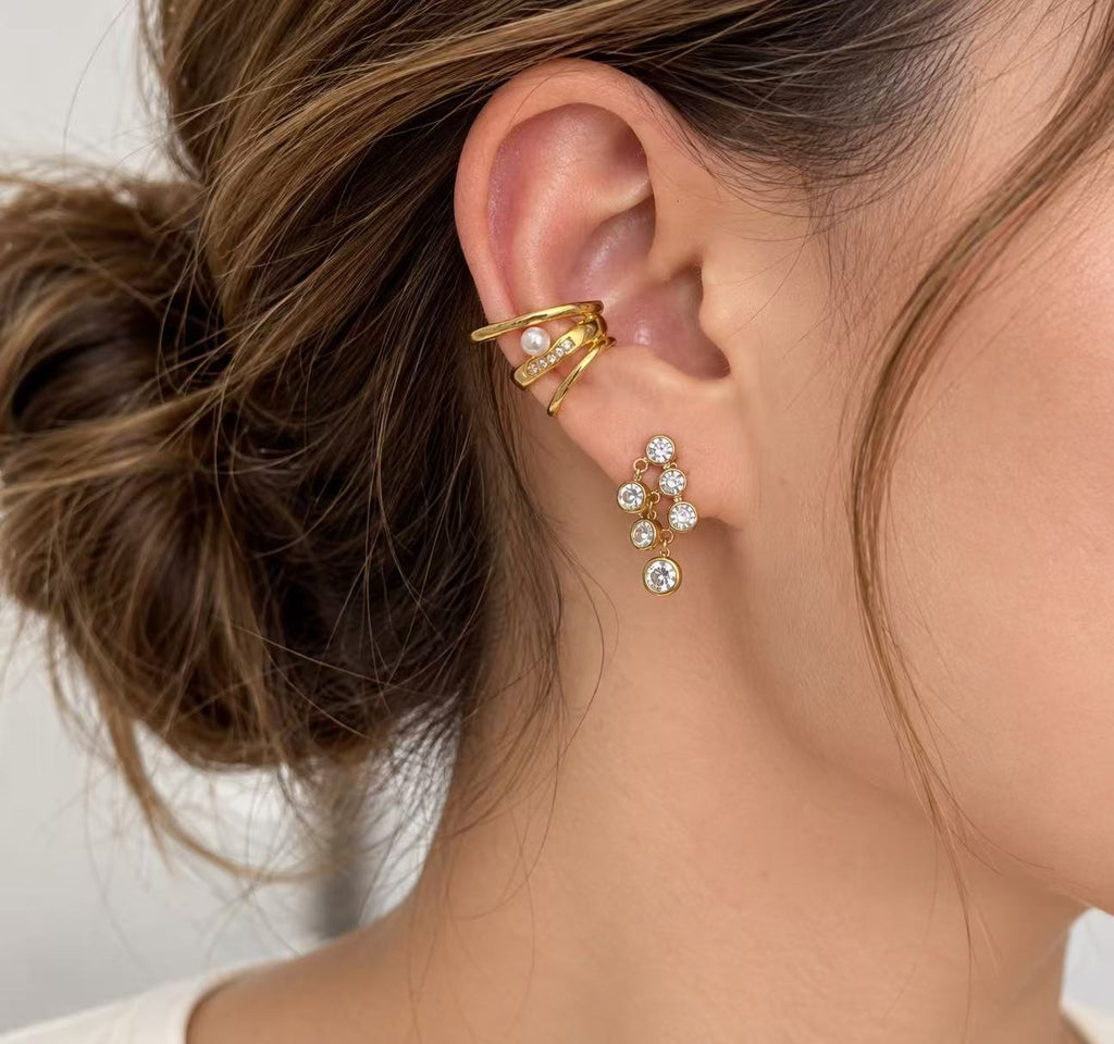 Ear Cuff Trama | in acciaio inox