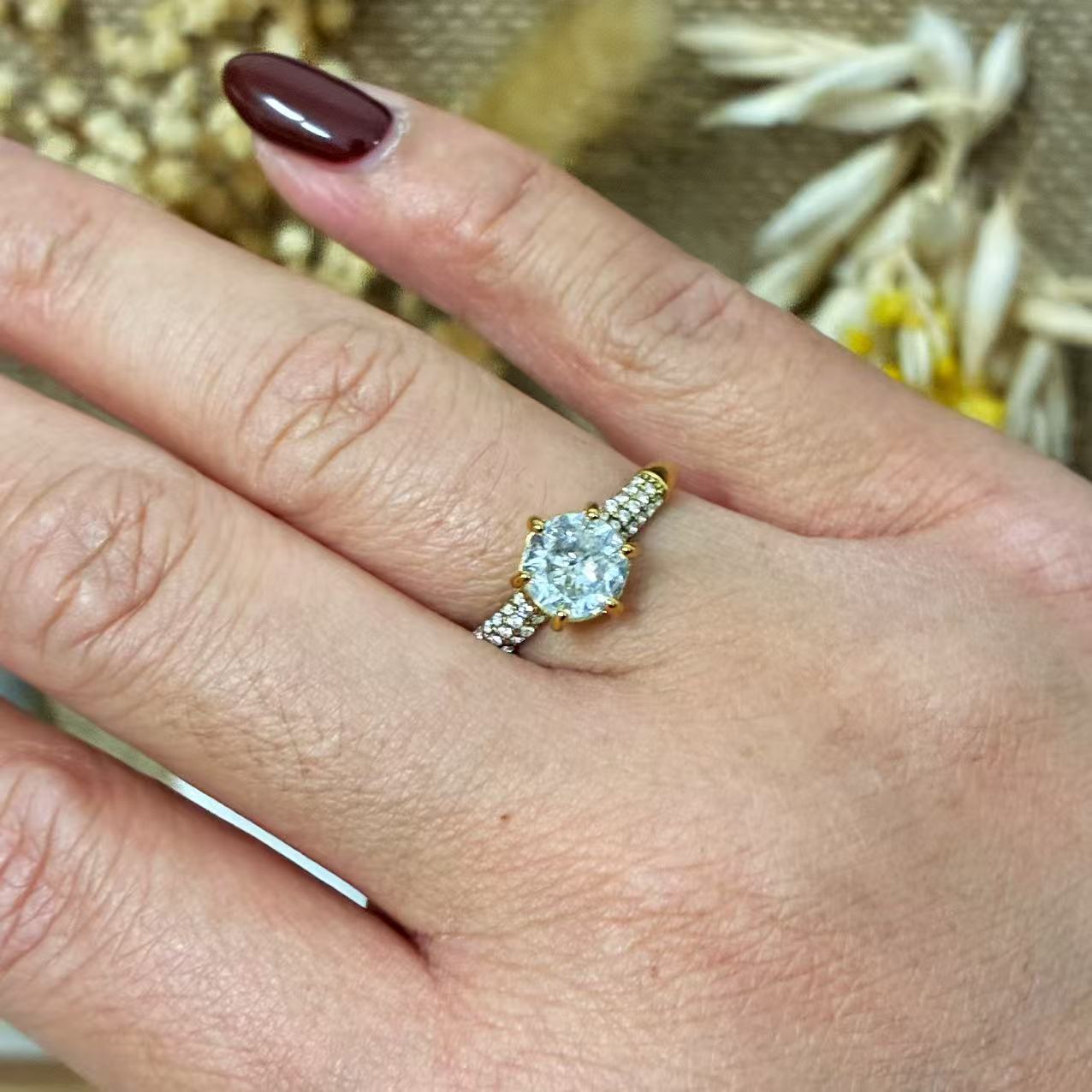 (A145)Anello punto luce chevalier regolabile