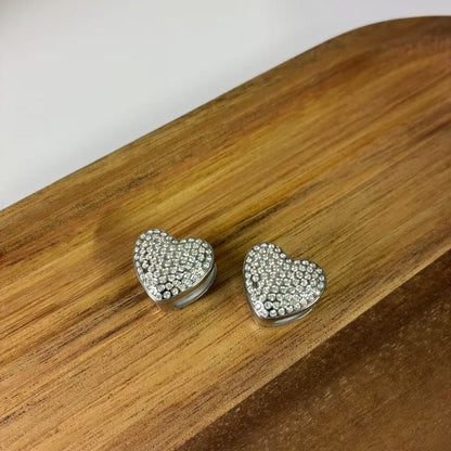 (O073)ORECCHINI PENDENTI CON ZIRCONI IN ACCIAIO INOX