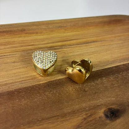 (O073)ORECCHINI PENDENTI CON ZIRCONI IN ACCIAIO INOX