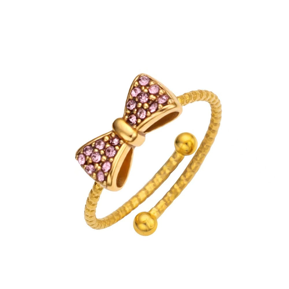 Anello Fiocco d'Incanto | in acciaio inox