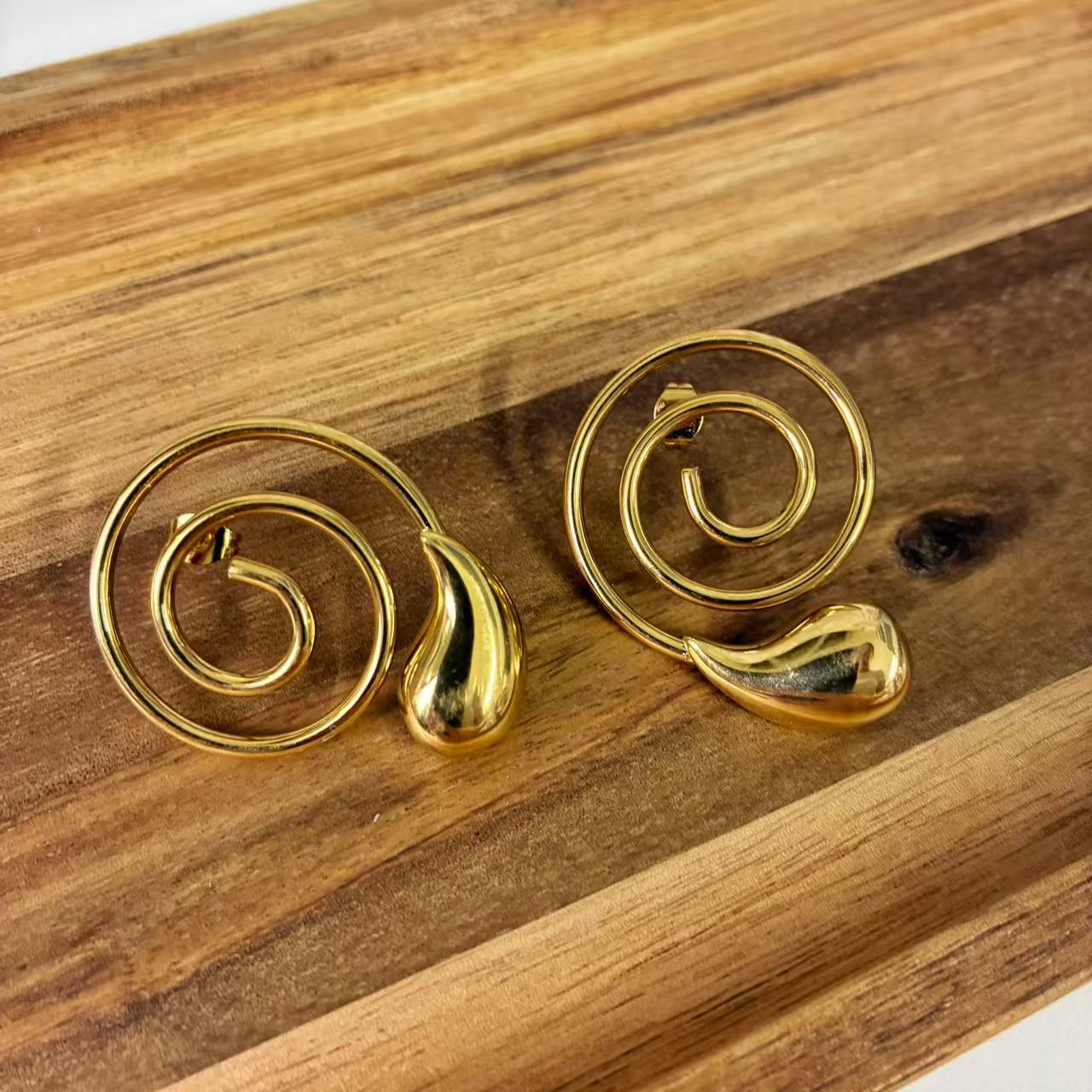 (O074)ORECCHINI DONNA CERCHI IN ACCIAIO INOX