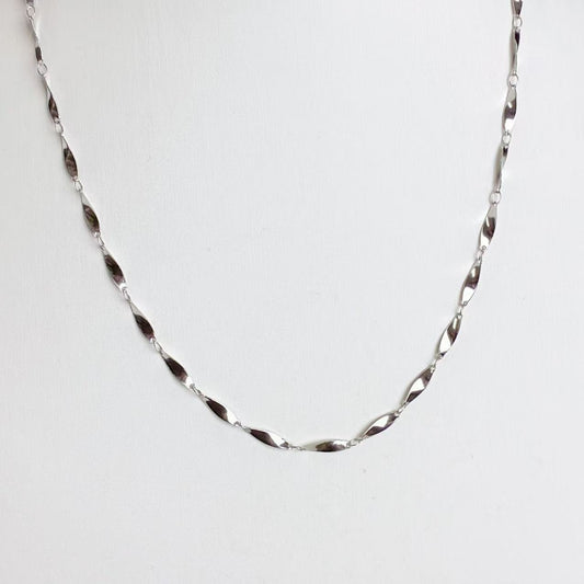 Collana ondulata - acciaio inossidabile