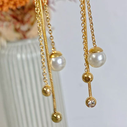 Orecchini “Caduta di Perle”