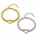 Bracciale Heart Link | in acciaio inox