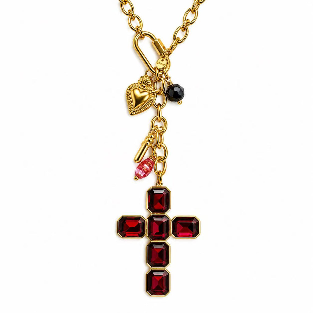 Collana con il moschettone apribile | 65cm | in acciaio inox
