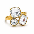 Anello “Tria” | in acciaio inox