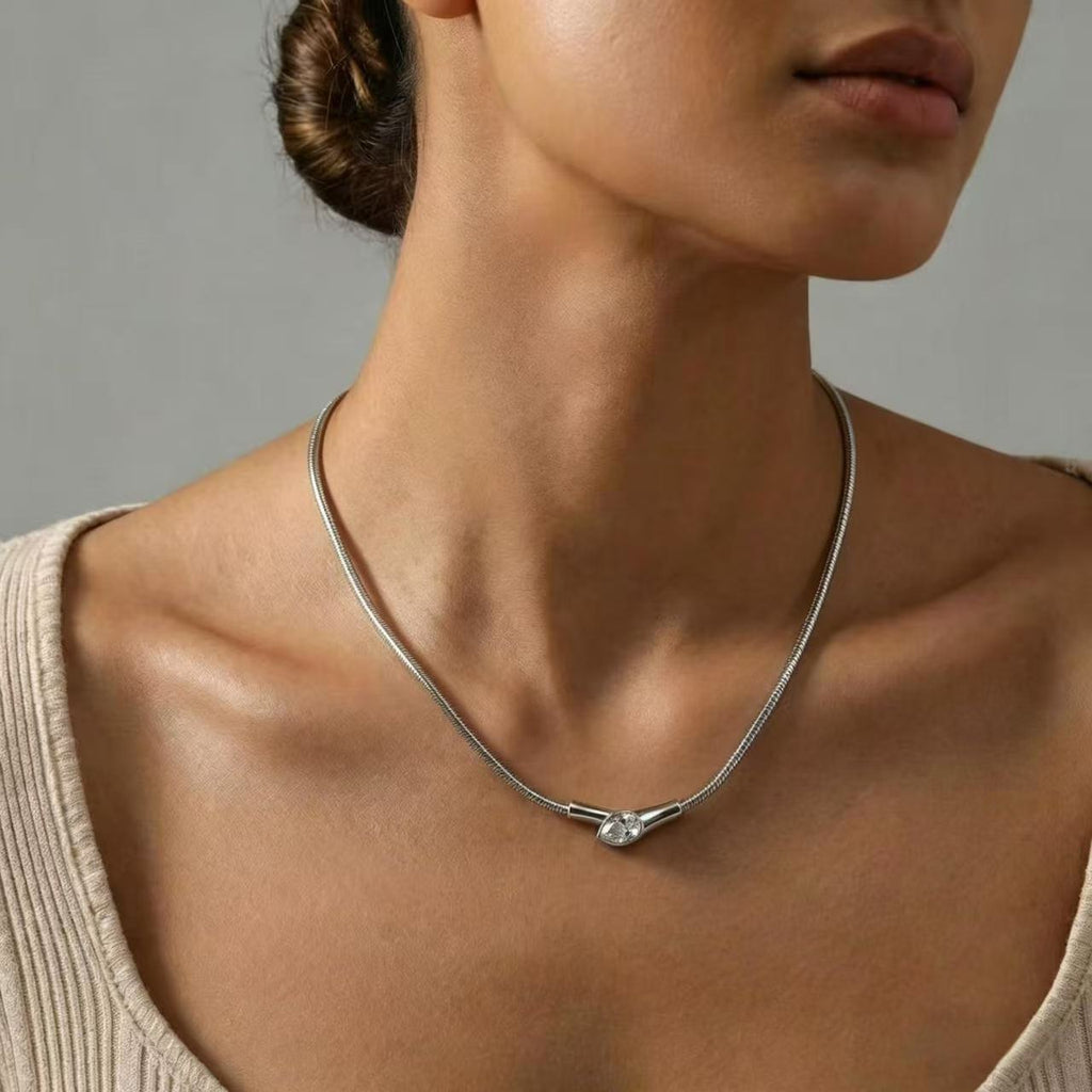 Collana “Serpentina” | 45cm | in acciaio inox