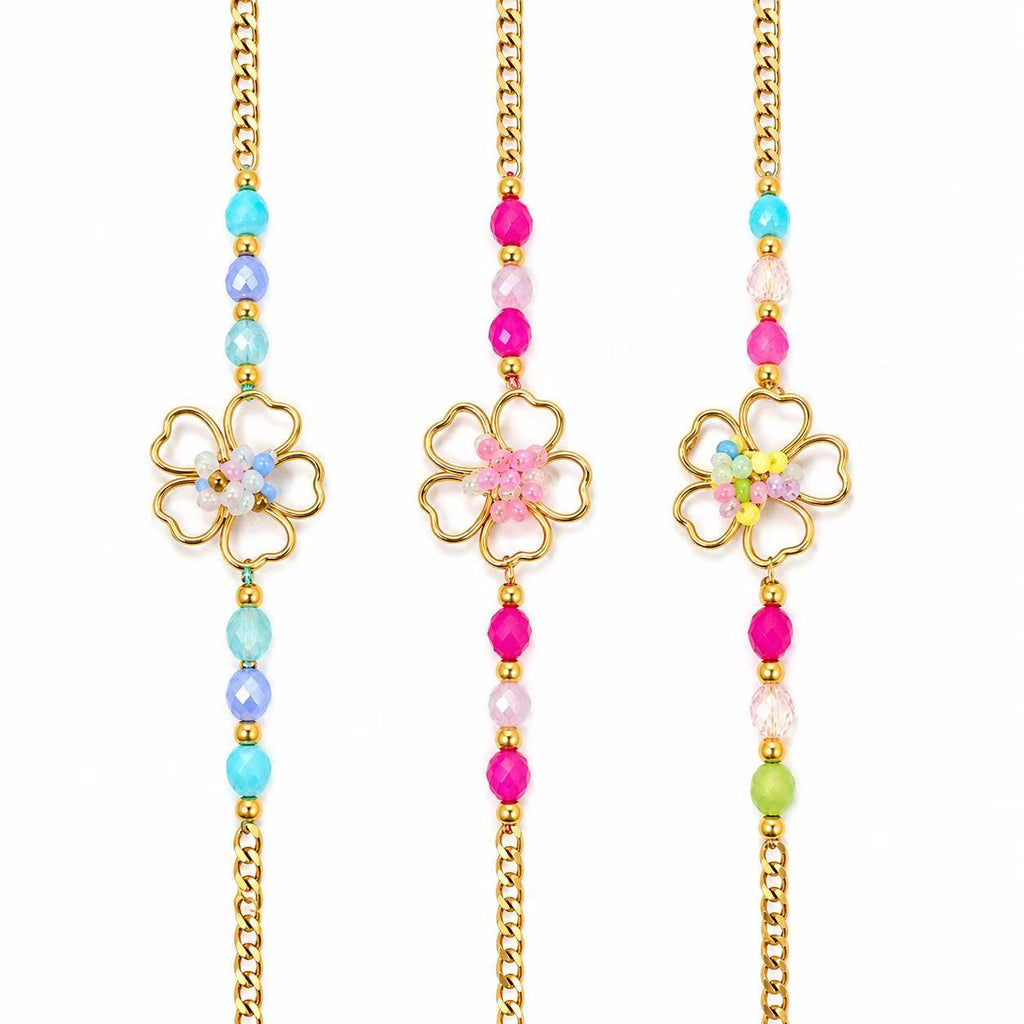 Bracciale “Fiorellino” | in acciaio inox