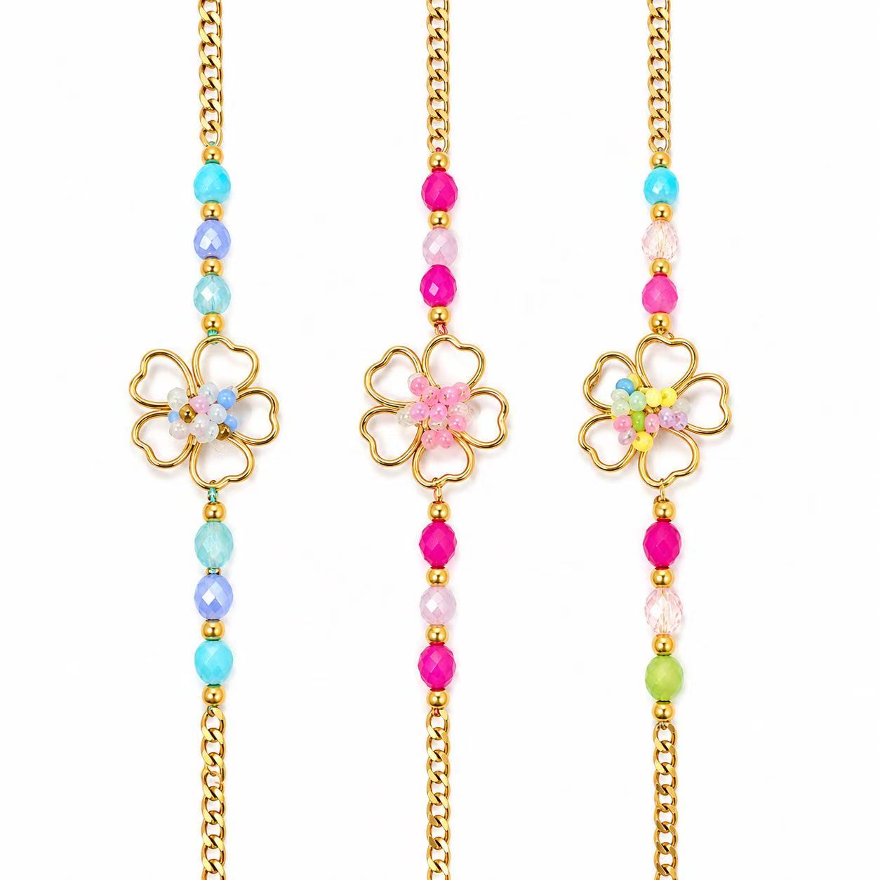 Bracciale “Fiorellino” | in acciaio inox