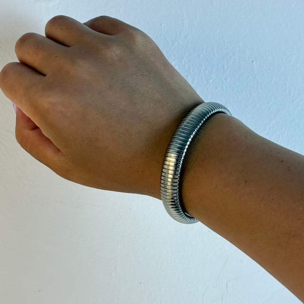 Bracciale ”Tubo gas“ | in acciaio inox