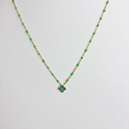 Collana “Quadrifoglio” – Un Amuleto di Fortuna dal Tocco Delicato