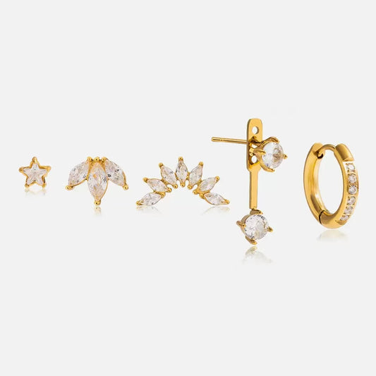 Set 6 orecchini mix — Luminosità Delicata e Stile Personalizzabile