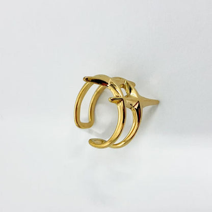 Anello Geometrico Scultoreo – Eleganza Moderna e Carattere Artistico