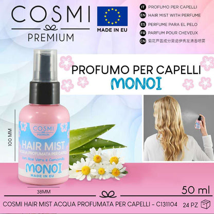 Acqua profumata per capelli