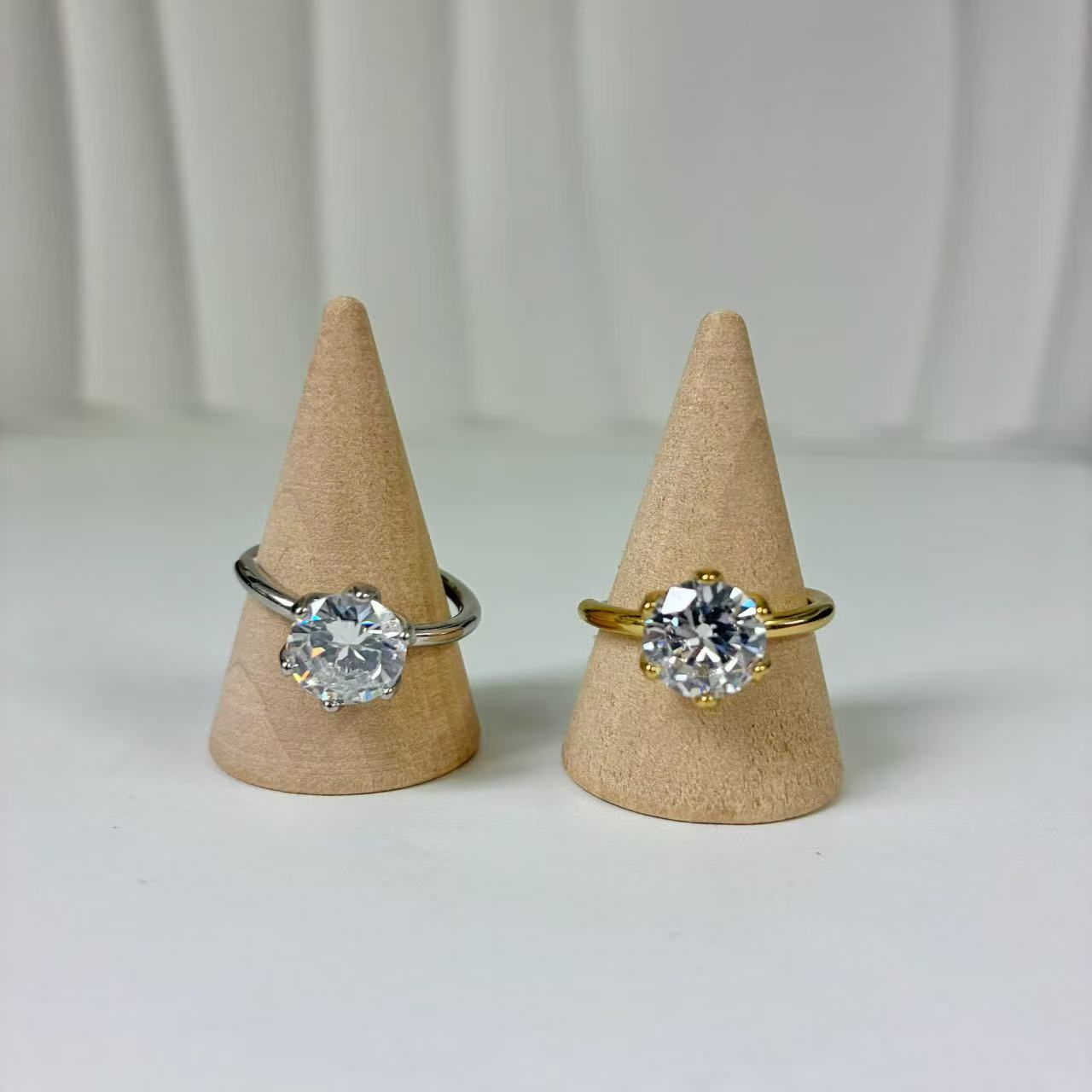 (A137)Anello punto luce regolabile in acciaio inox