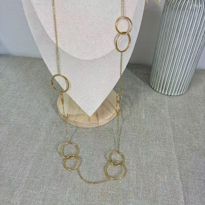 Collana “Cerchi” 90CM – L’equilibrio nel movimento
