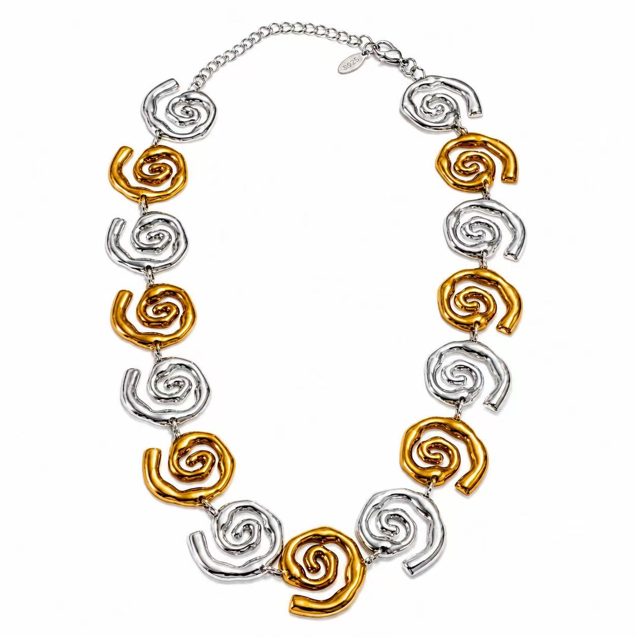 Collana “Spira” | in acciaio inox