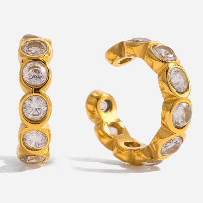 Ear cuff singolo — Luminosità Continua e Stile Raffinato