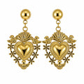 Orecchini “Heart” | in acciaio inox
