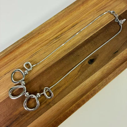 (C107)COLLANA DONNA IN ACCIAIO INOX | WOMEN'S NECKLACE IN STAINLESS STEEL